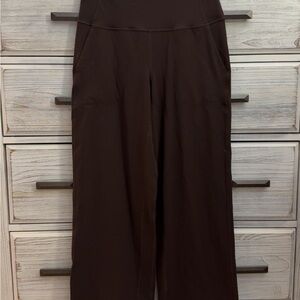 Lululemon Brown wide leg Align pants